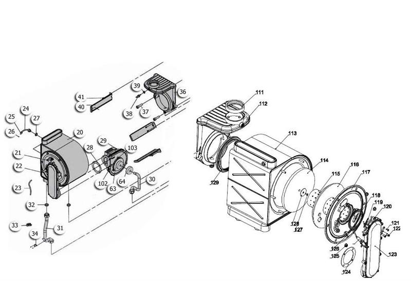 Exploded Diagram for HEAT ENGINE