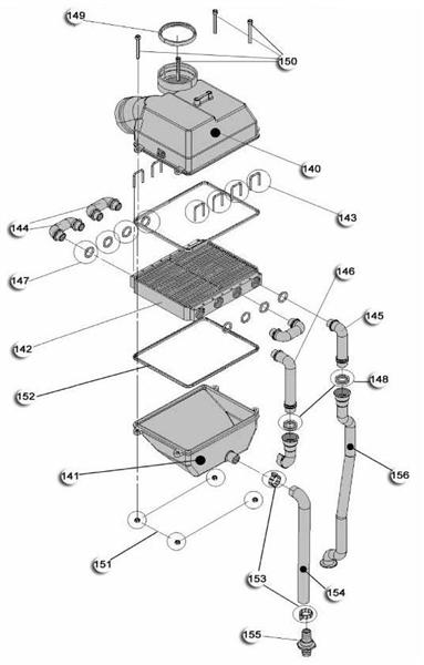 Exploded Diagram for CONDENSING UNIT