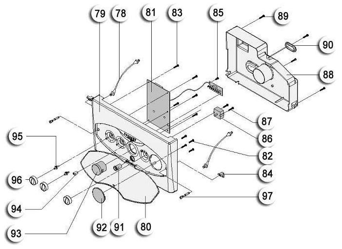 Exploded Diagram for CONTROL PANEL