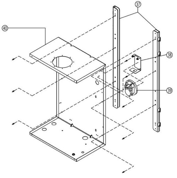 Exploded Diagram for MAIN FRAME