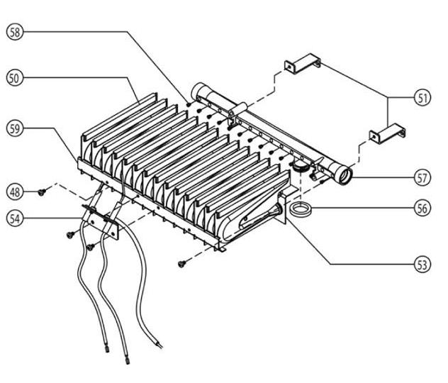 Exploded Diagram for BURNER GROUP