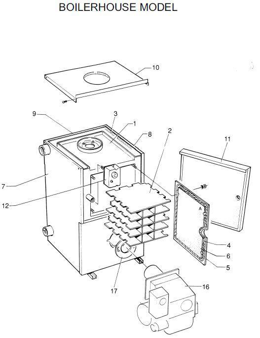 Exploded Diagram for BOILER ASSEMBLY