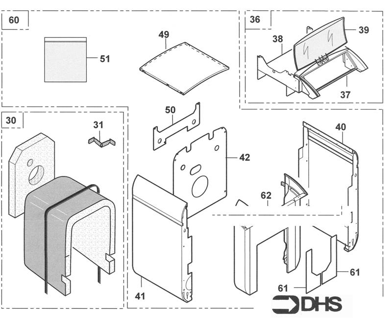 Exploded Diagram for JACKET & INSULATION