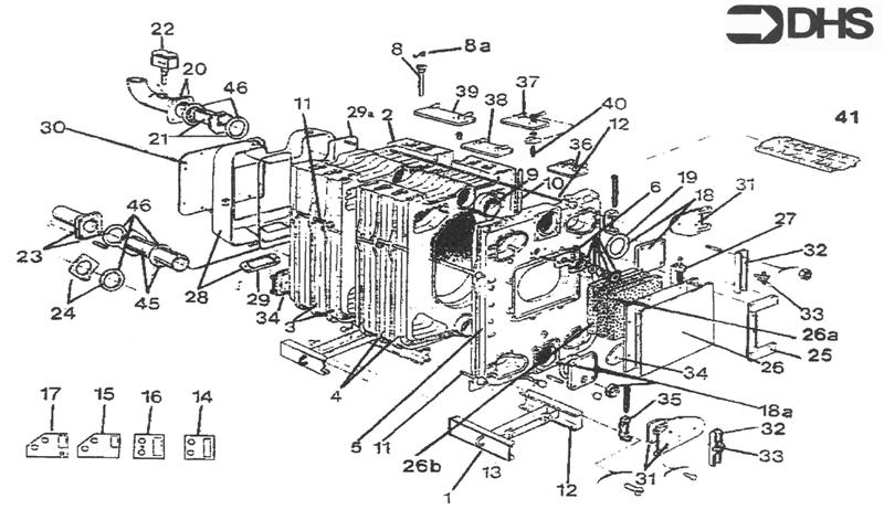 Exploded Diagram for BOILER BODY ASSY