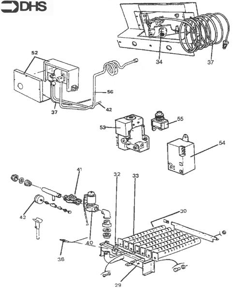 Exploded Diagram for BURNER ASSY