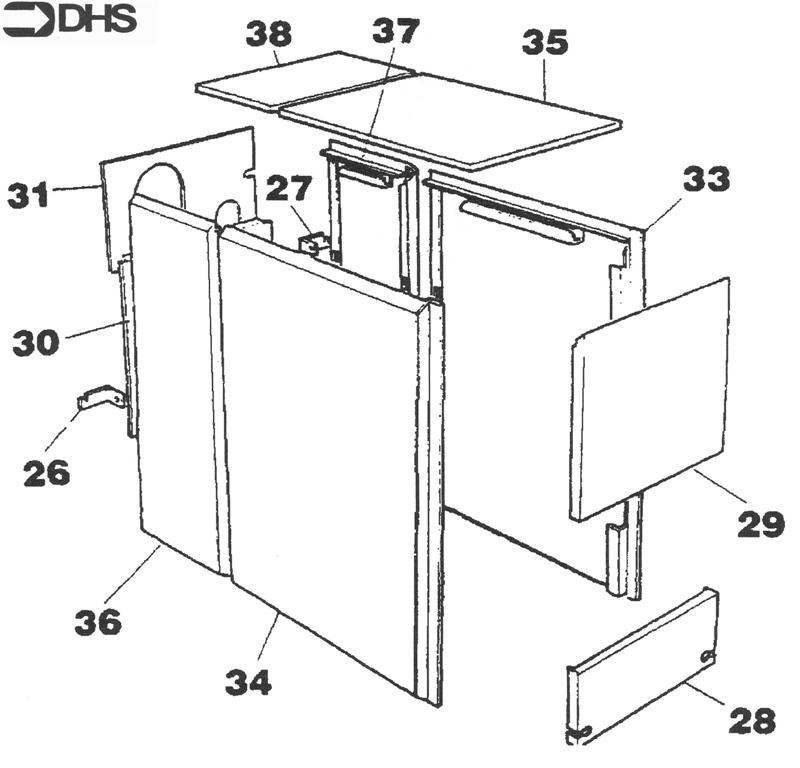 Exploded Diagram for CASING ASSY