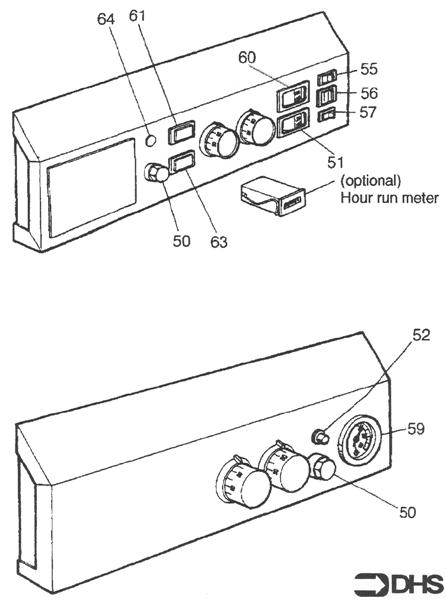 Exploded Diagram for CONTROL PANEL ASSY