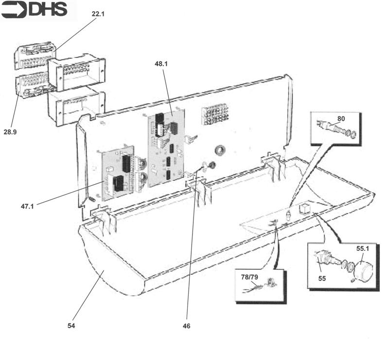 Exploded Diagram for CONTROL BOX - BASIC