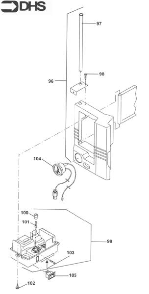 Exploded Diagram for CONTROL PANEL UBA