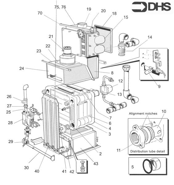 Exploded Diagram for CASING ASSY
