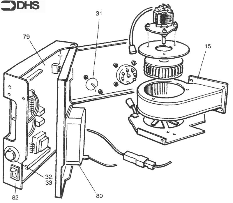 Exploded Diagram for CONTROL PANEL ASSY