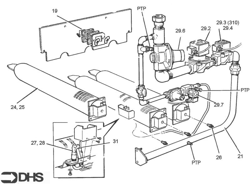 BURNER ASSY 240-340 logo
