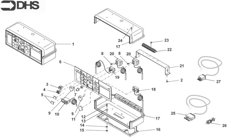 Exploded Diagram for 2 STAGE CONTROL PANEL