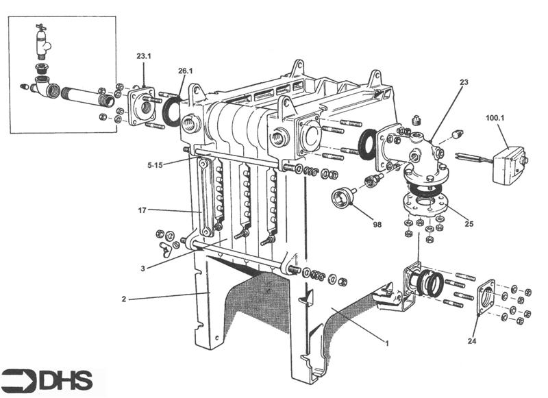 Exploded Diagram for BOILER BODY ASSY
