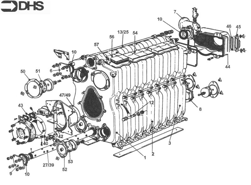 Exploded Diagram for BOILER BODY ASSY