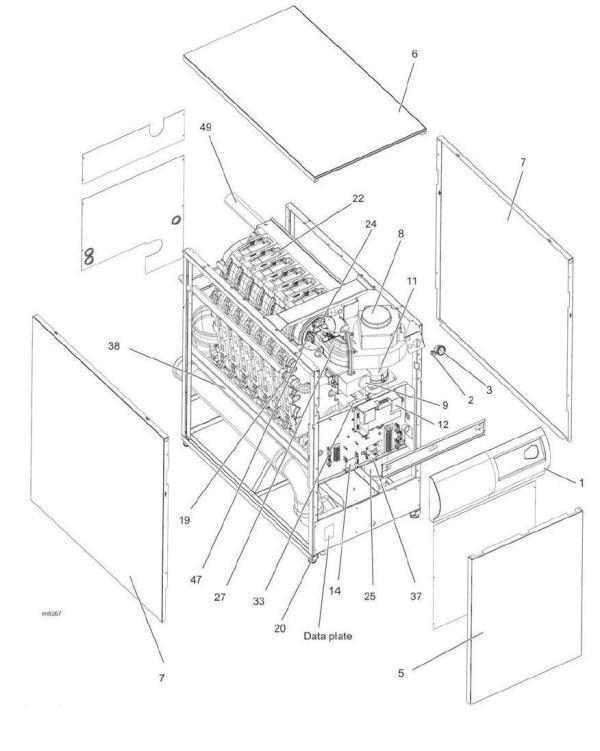 Exploded Diagram for BOILER ASSEMBLY