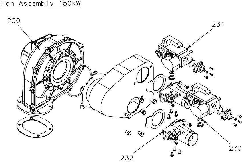 Exploded Diagram for FAN ASSEMBLEY