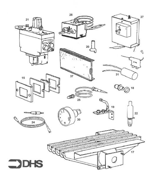 Exploded Diagram for SHORT PARTS LIST