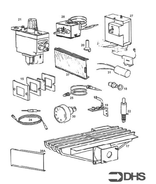 Exploded Diagram for SHORT PARTS LIST