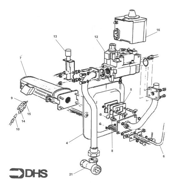 Exploded Diagram for BOILER