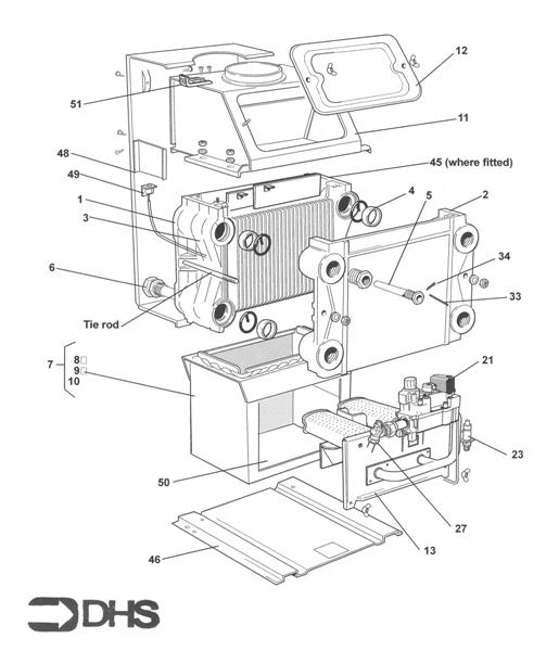 Exploded Diagram for BOILER