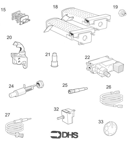Exploded Diagram for SHORT PARTS LIST
