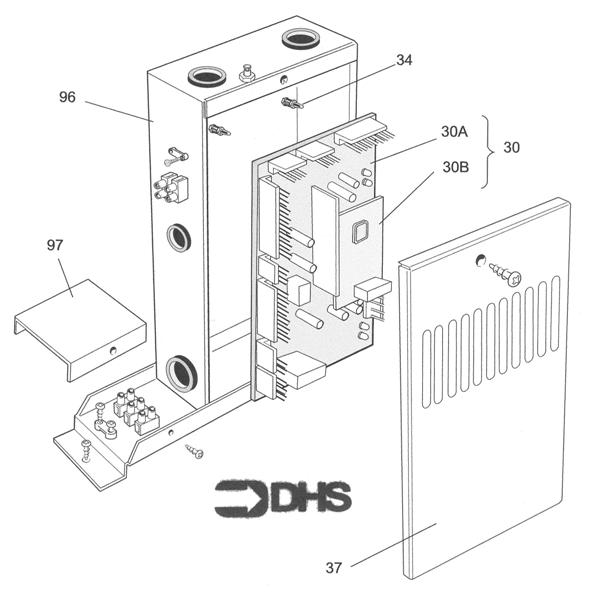 Exploded Diagram for CONTROL BOX ASSY