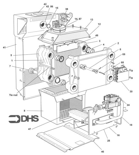 Exploded Diagram for BOILER