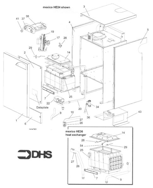 Exploded Diagram for BOILER