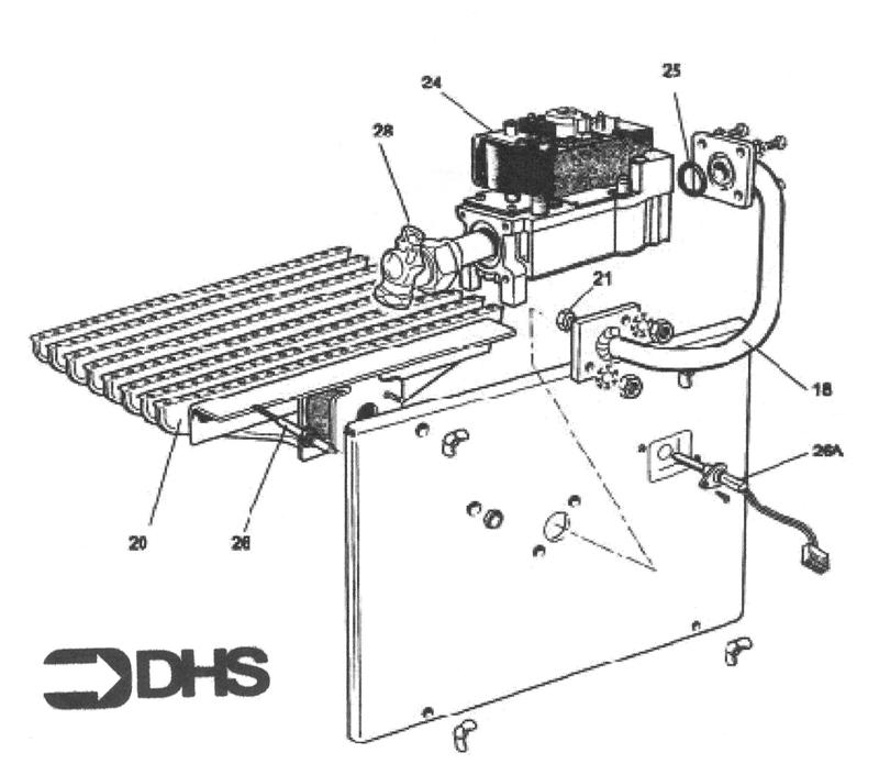 Exploded Diagram for BURNER ASSY