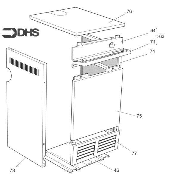 Exploded Diagram for CASING ASSY