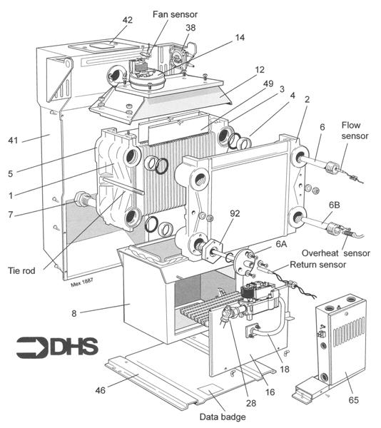 Exploded Diagram for BOILER