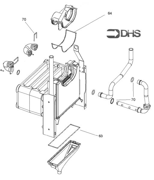 Exploded Diagram for HEAT EXCHANGER