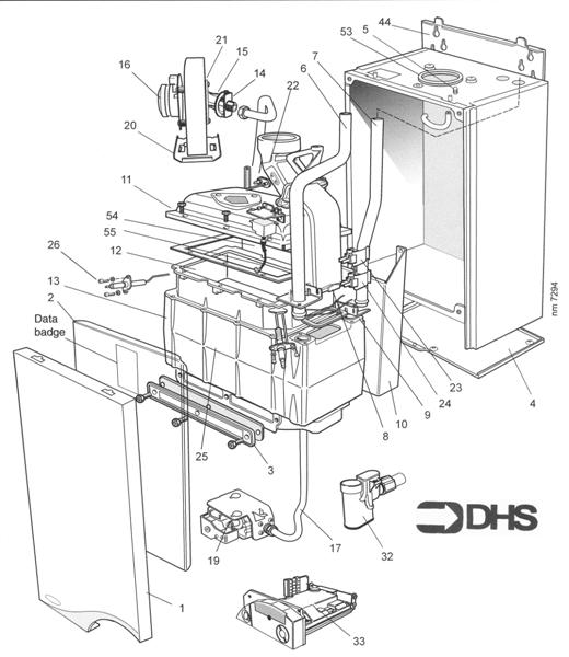 Exploded Diagram for BOILER