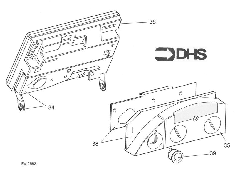 Exploded Diagram for CONTROLS ASSY