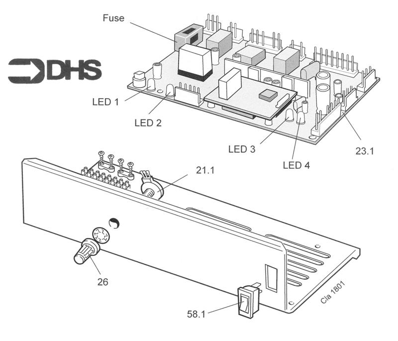 Exploded Diagram for CONTROL BOX ASSY