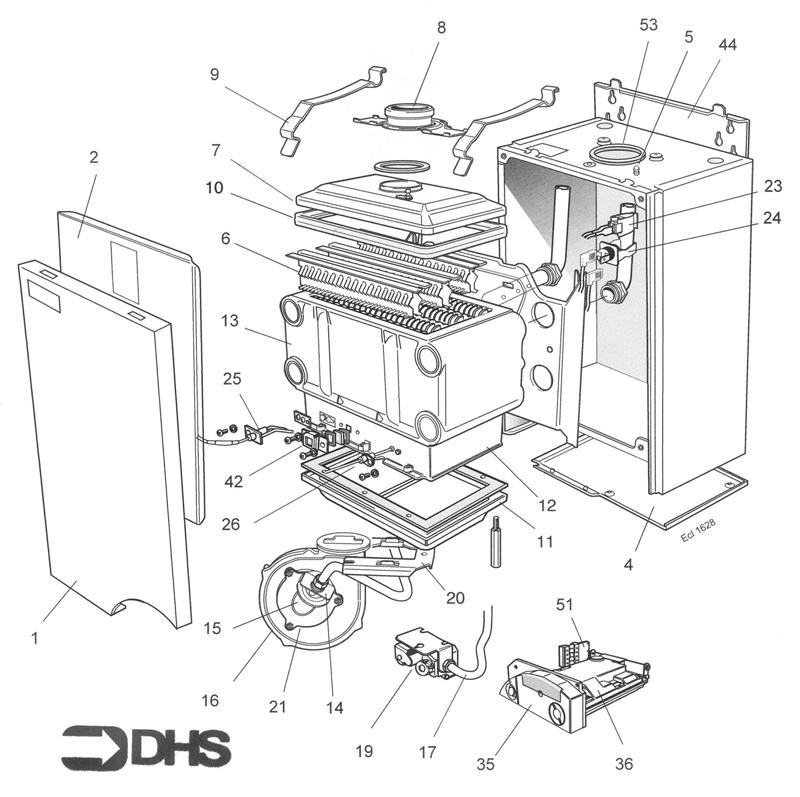 Exploded Diagram for BOILER