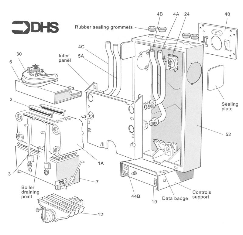 Exploded Diagram for BOILER