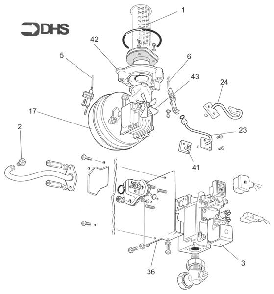 Exploded Diagram for BURNER ASSY