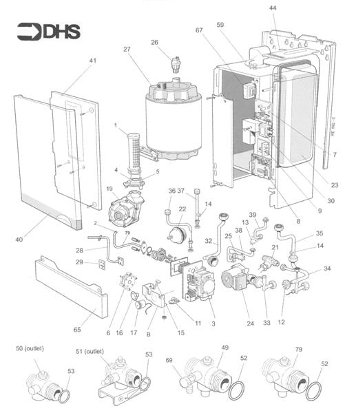 Exploded Diagram for BOILER