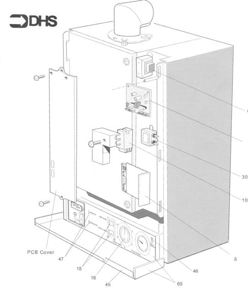 Exploded Diagram for CONTROLS ASSY