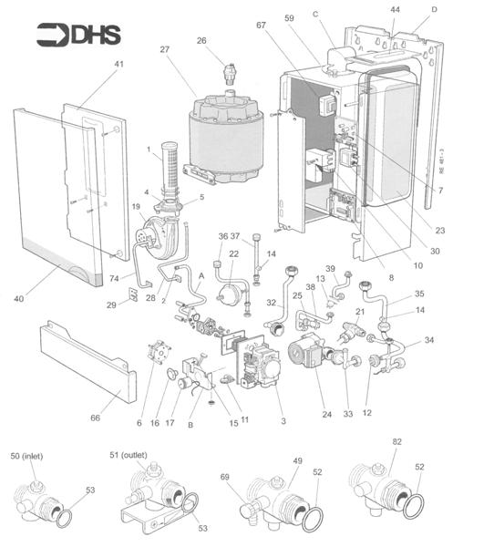 Exploded Diagram for BOILER