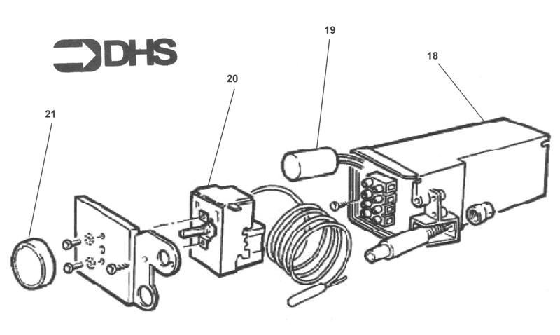 Exploded Diagram for CONTROL BOX ASSY