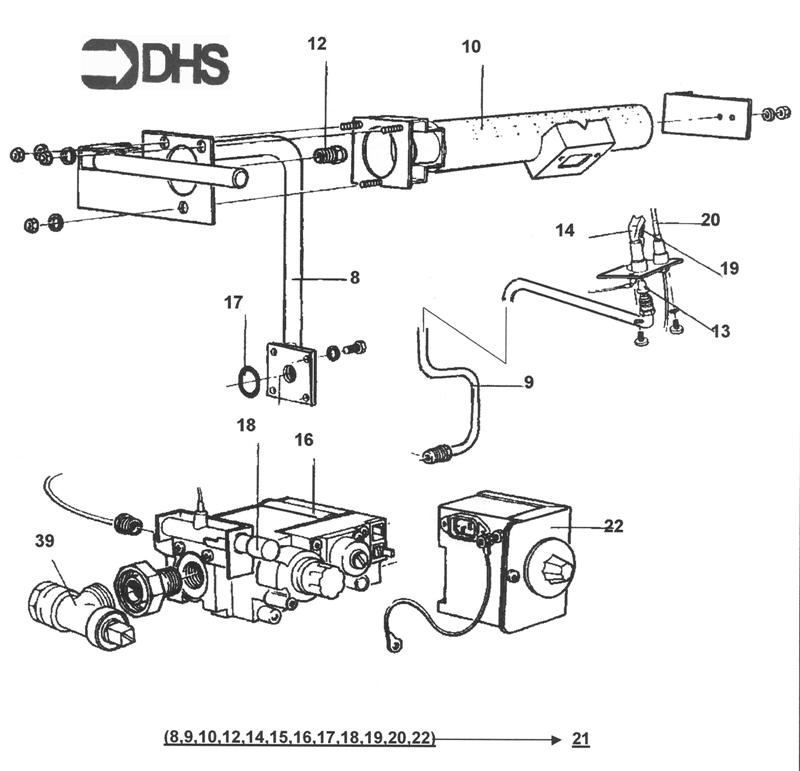 BURNER AND CONTROLS ASSY logo