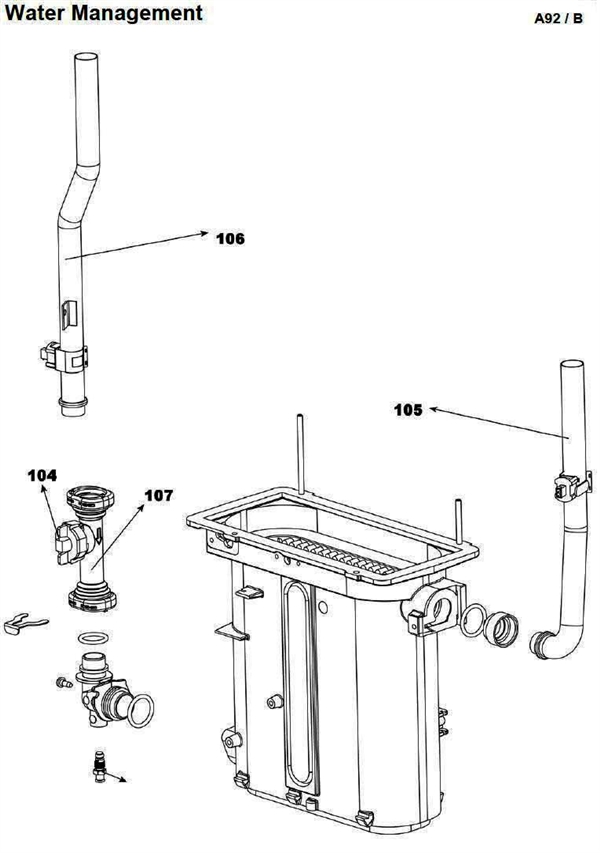 Exploded Diagram for WATER MANAGEMENT