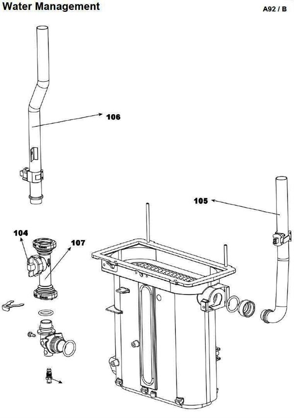 Exploded Diagram for WATER MANAGEMENT