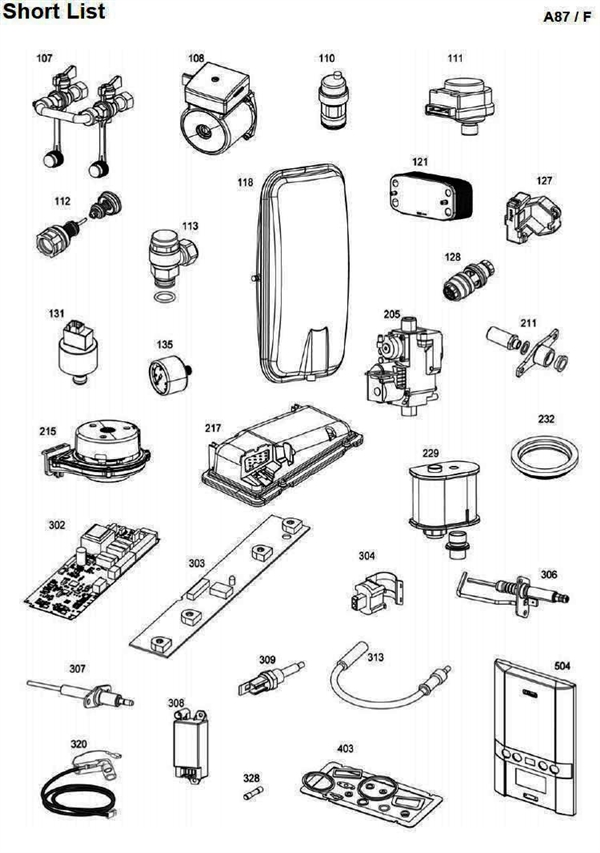 Exploded Diagram for HARDWARE PACK VALVES
