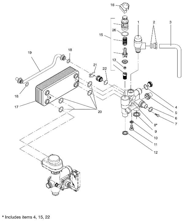 Exploded Diagram for HEATING RETURN VJ