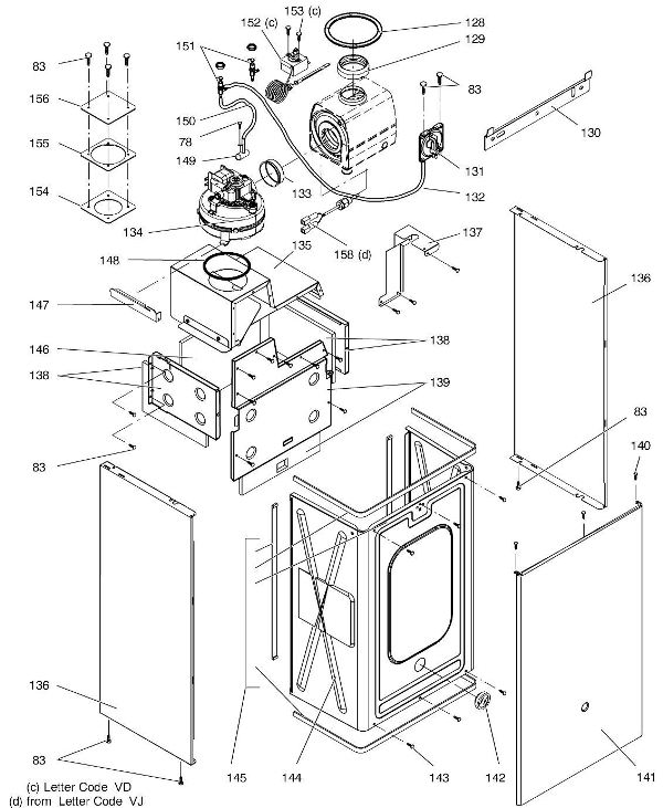 Exploded Diagram for CASING