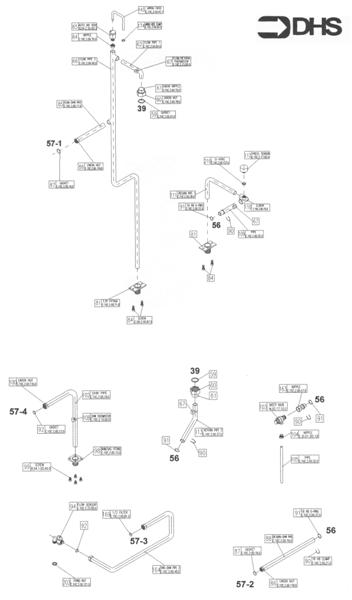 Exploded Diagram for PIPEWORK